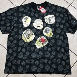 Jordan 6 rings NBA Championship Shirt Black